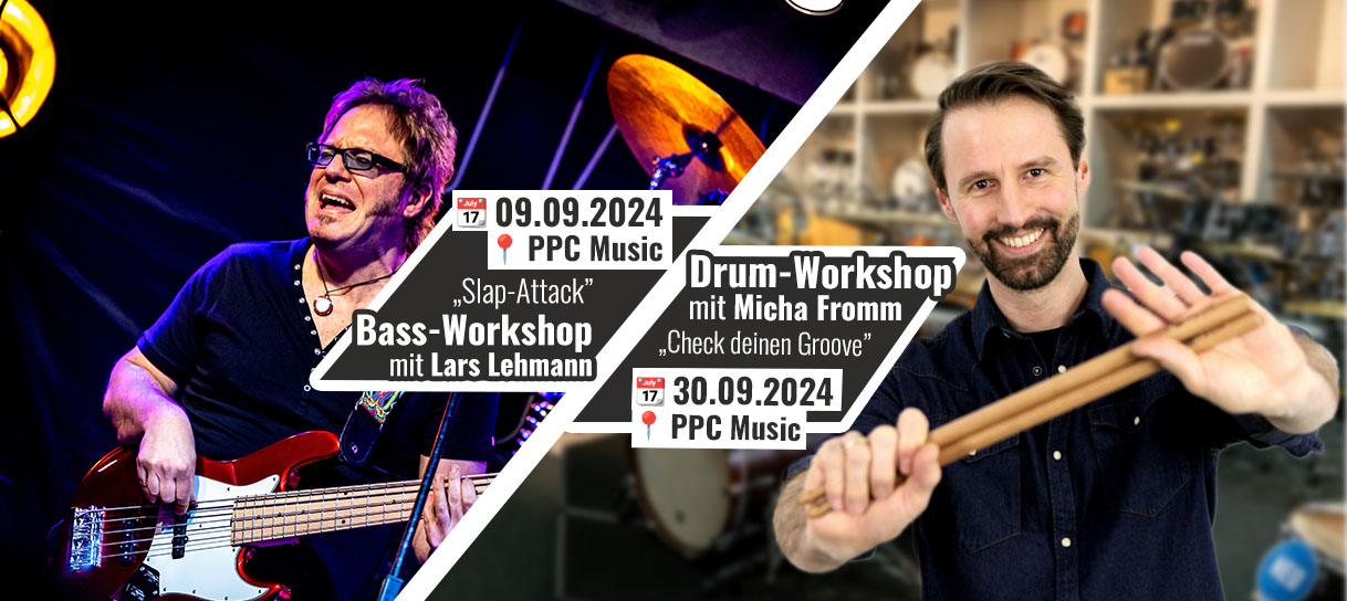 Bass und Drums Workshop mit Micha Fromm und Lars Lehmann
