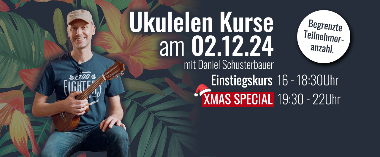 Ukulelen Kurse mit Daniel Schusterbauer