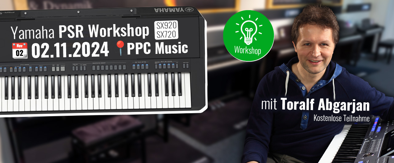 Yamaha PSR Workshop mit Toralf Abgaja